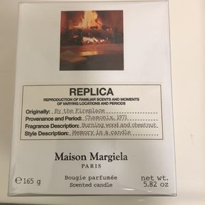 Maison Margiela Candle BY THE FIREPLACE candle. New in cellophane wrapper.